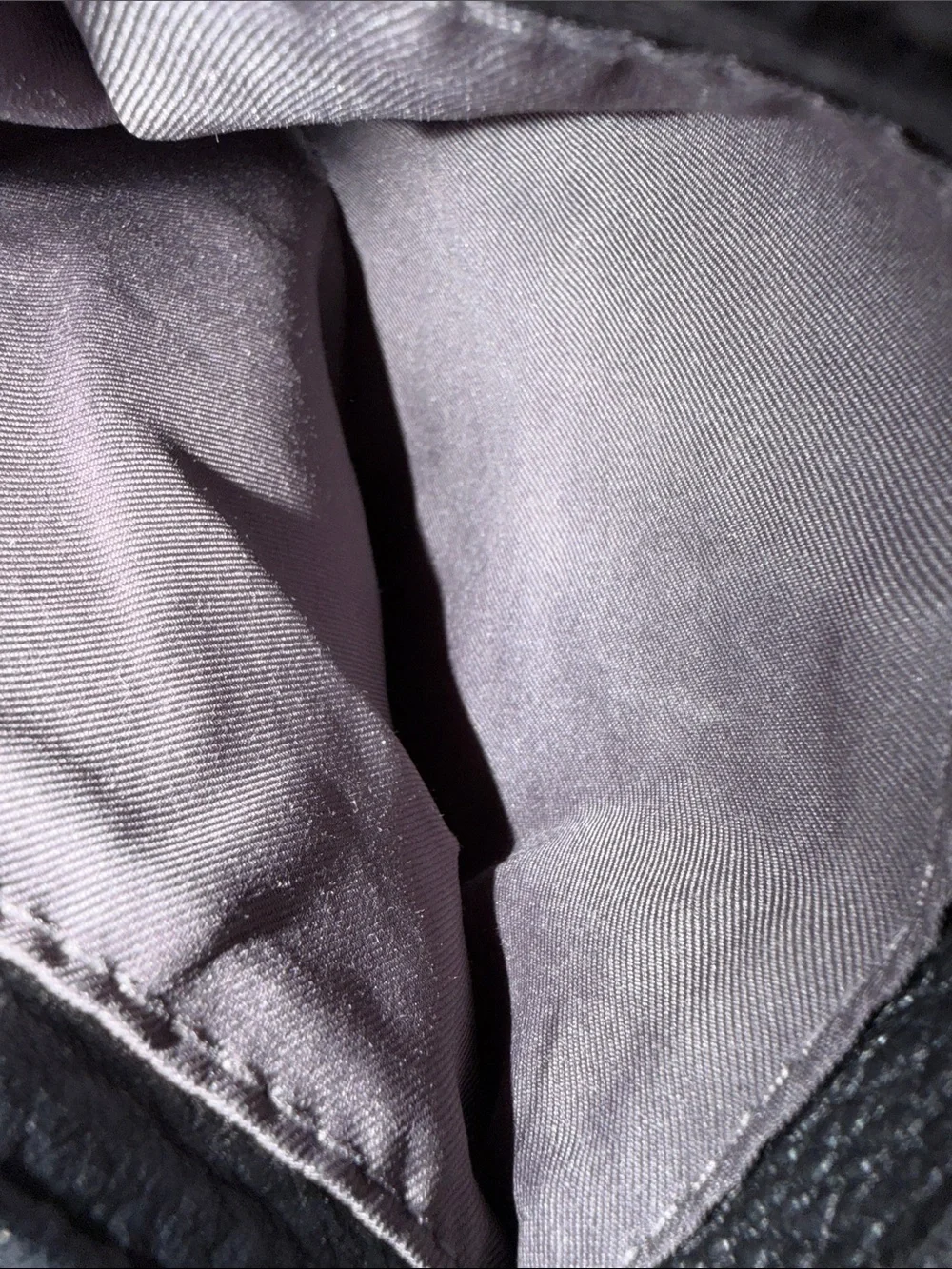 The Sak Black Pebbled Leather Messenger Bag with Fabric Strap